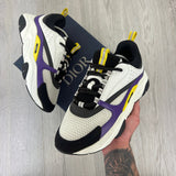 Dior B22 Men’s Purple Yellow White Runners - 45 (Fit Uk 10)