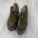 Valentino Men’s Khaki Camo Rockstud Trainers - Uk 9