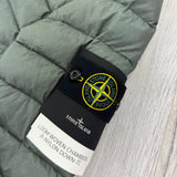 Stone Island Men’s Loom Woven R-Nylon Zip-up Padded Down-TC Jacket