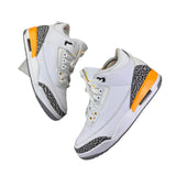 Jordan 3 Women’s White & Yellow Trainers - Uk 6.5