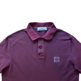 Stone Island Burgundy Polo Shirt