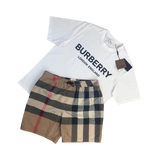 Burberry Men’s T-shirt & Swim Shorts Set