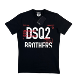 Dsquared2 Men’s ‘Brothers’ Black T-shirt