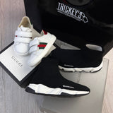 Balenciaga Kids Black Speed Sock Runners - 25/26