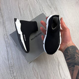 Balenciaga Kids Black Speed Sock Runners - 25/26